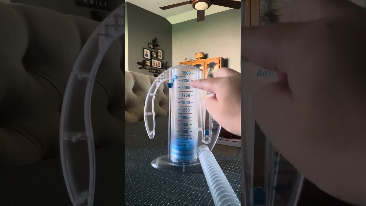 Incentive spirometer use