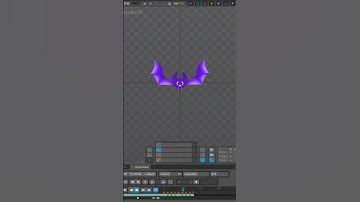 Bat 2D Spine animation  #animation #madewithspine #spine2d
