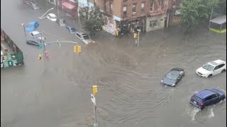Flooding overtakes streets, highways, subway systems in New York City