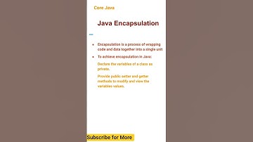 #java___Java Encapsulation  _corejava #shorts #subscribe