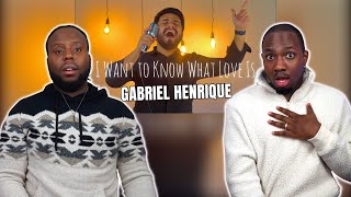 I Want to Know What Love Is - Gabriel Henrique (Cover Mariah Carey) REACTION