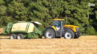 JCB Fastrac 8310 + KRONE BigPack 1920XC | Agroslužby Pavel Číž