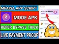 Mpaisa app new trick mpaisa app playtime game bypass mpaisa app unlimited refer bypass hack trick