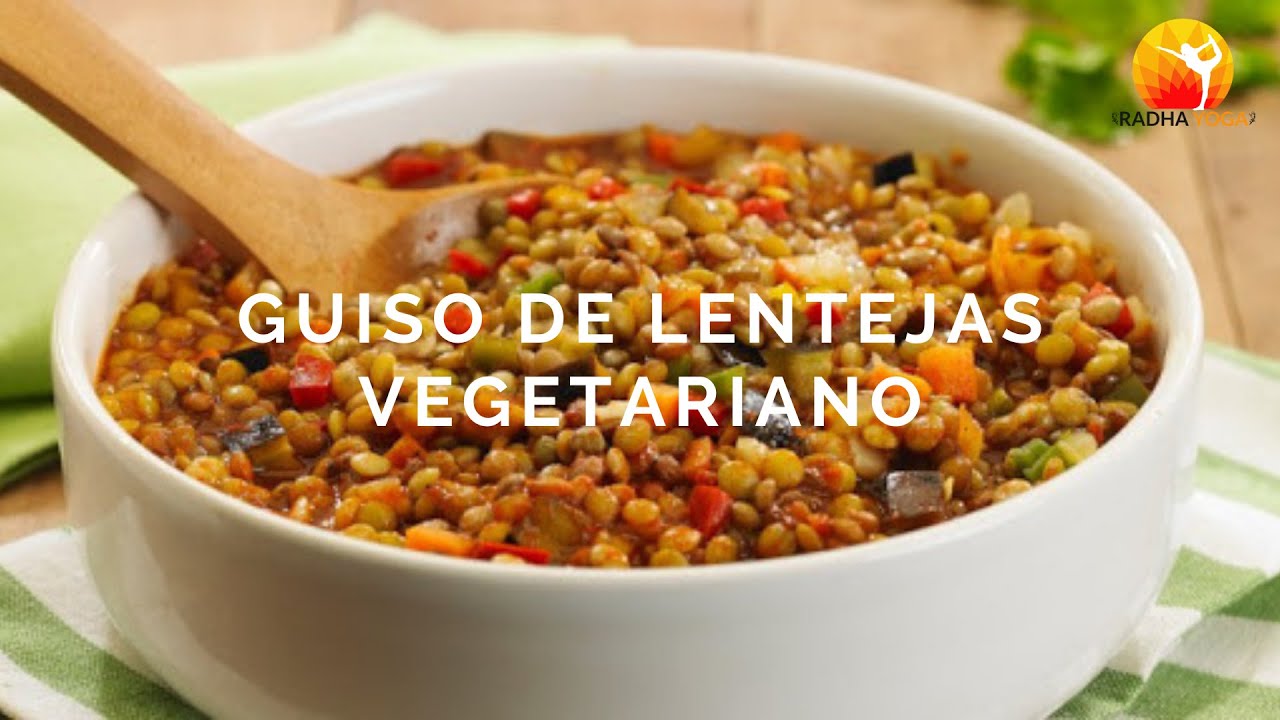 Guiso de lentejas vegetariano 🍲 | Radha Yoga