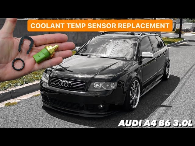 Audi A4 B6 Coolant Temperature Sensor Replacement (2002-2008)