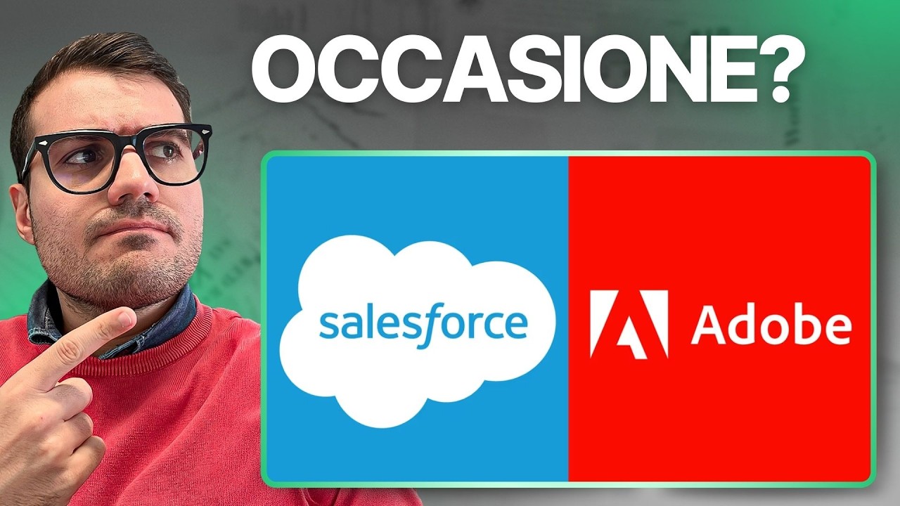 ADOBE e SALESFORCE continuano a SOFFRIRE - QUANDO FINIRANNO i RIBASSI?