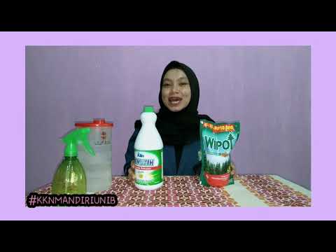 TIPS MEMBUAT CAIRAN DISINFEKTAN SEDERHANA|REFERENSI dr. Nahla Shihab