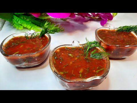 "Томатный соус.  Маззали ва хуштам соус тайёрлаш😋😋куринг  барча Сирлари билан 💯ишончли"
