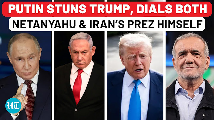 Iran Vs Israel's Biggest Twist Yet: Putin Directly Calls Netanyahu & Pezeshkian, Checkmates Trump