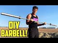 How to Make a Homemade BARBELL | DIY Duke
