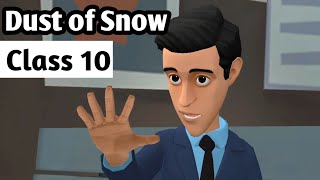 Dust of Snow Class 10 animation in English | Dust of Snow poem animated explanation screenshot 5