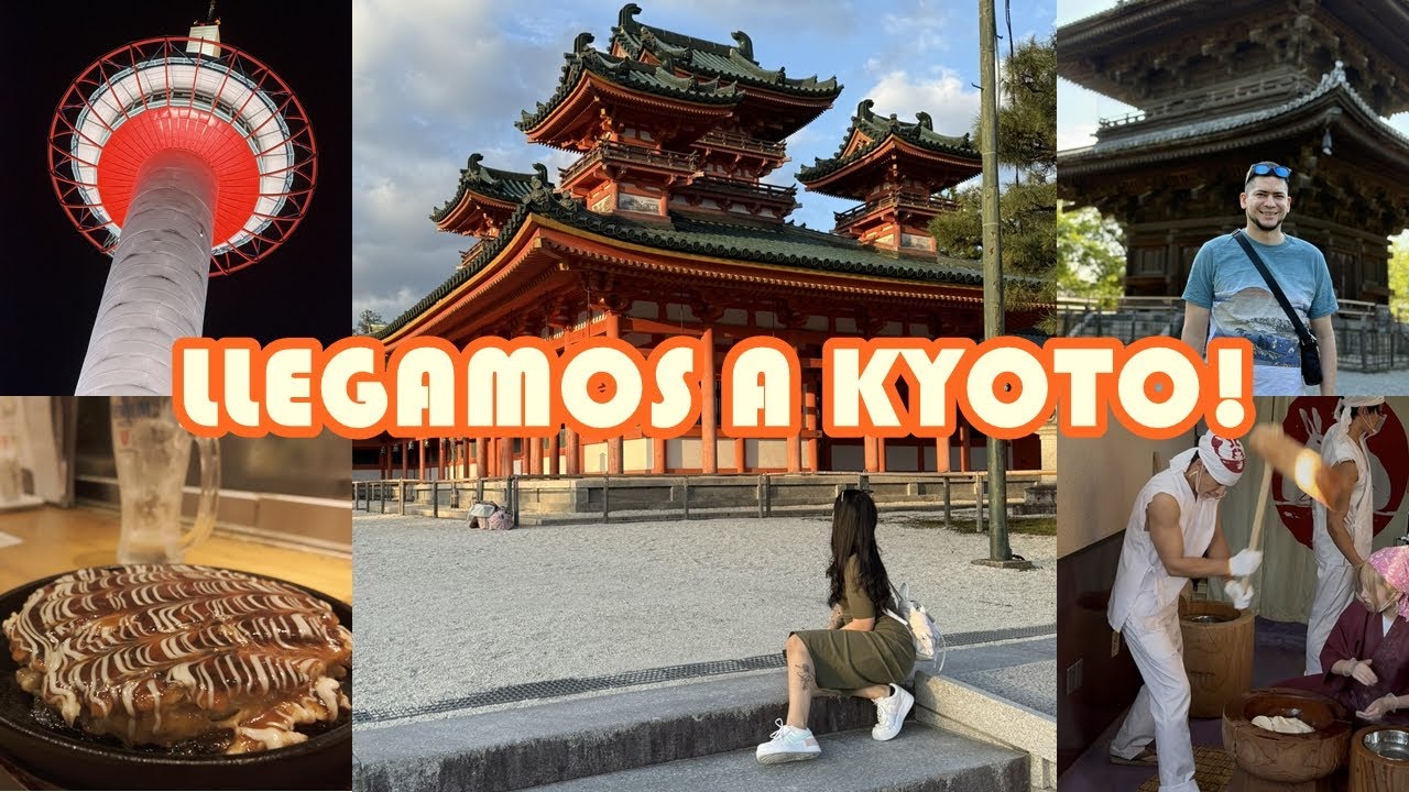 Día 2 y 3: ¡Llegamos a Kyoto!✨Templos + Kyoto Tower + Okonomiyaki!