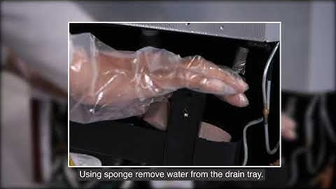 STEPS TO CLEAN DRAIN TRAY IN VOLTAS BEKO FROST FREE REFRIGERATORS