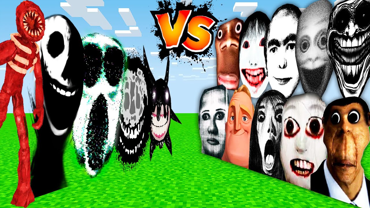 I found SECRET ROAD to OBUNGA White Scream AHENO ENTITY JACK DOORS NEXTBOT  in MINECRAFT Compilation 