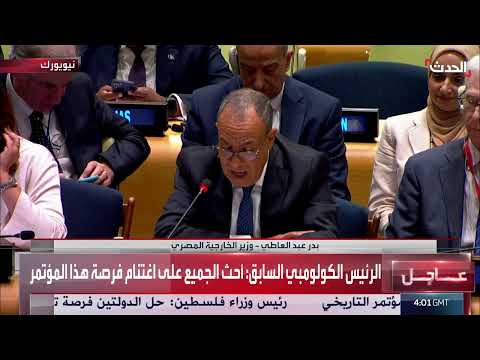 مؤتمر دولي لدعم القضية الفلسطينية وتطبيق حل الدولتين