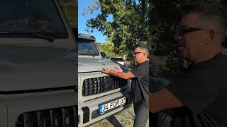 Mercedes Benz G63 Kare Kaputunu Kapatmak Biraz Zor... #shorts