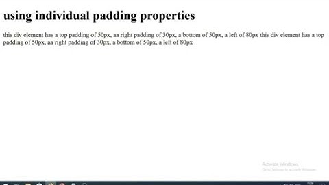 Css padding individual sides lesson:9(part-3)