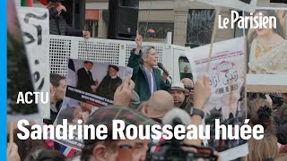 Sandrine Rousseau huée à la manifestation en soutien aux Iraniennes  à Paris