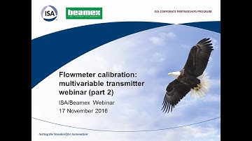 Flowmeter calibration: multivariable transmitter webinar (part 2)