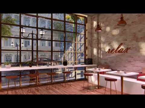 Дождь. Джаз и звуки фортепиано с уютной атмосферой кафе. Сон, учеба и медитация