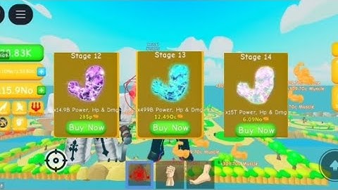 Getting Stage 12, 13 and 14 + Fiery Star in Legacy Lifting Simulator