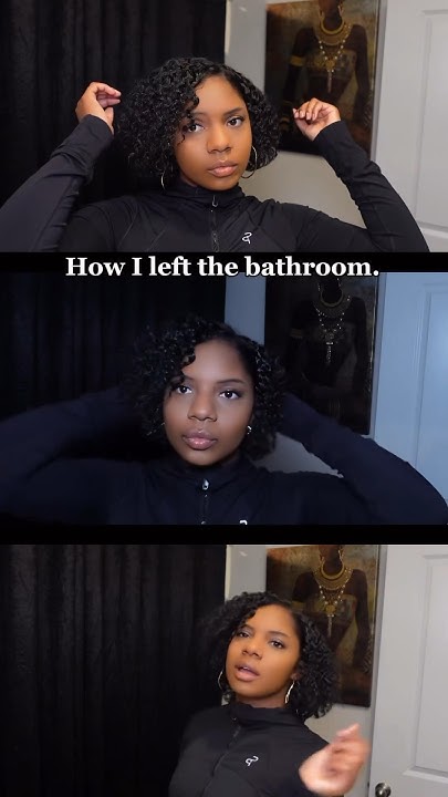  Relaxed Hair Braid Out - YouTube
