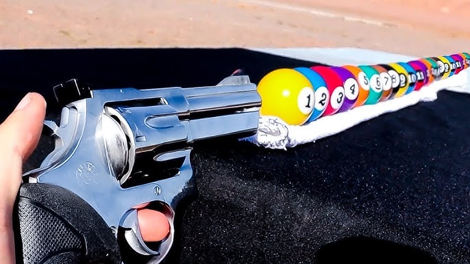 Pistola 357 magnum VS Gelatina Balística Americana 🇺🇸 