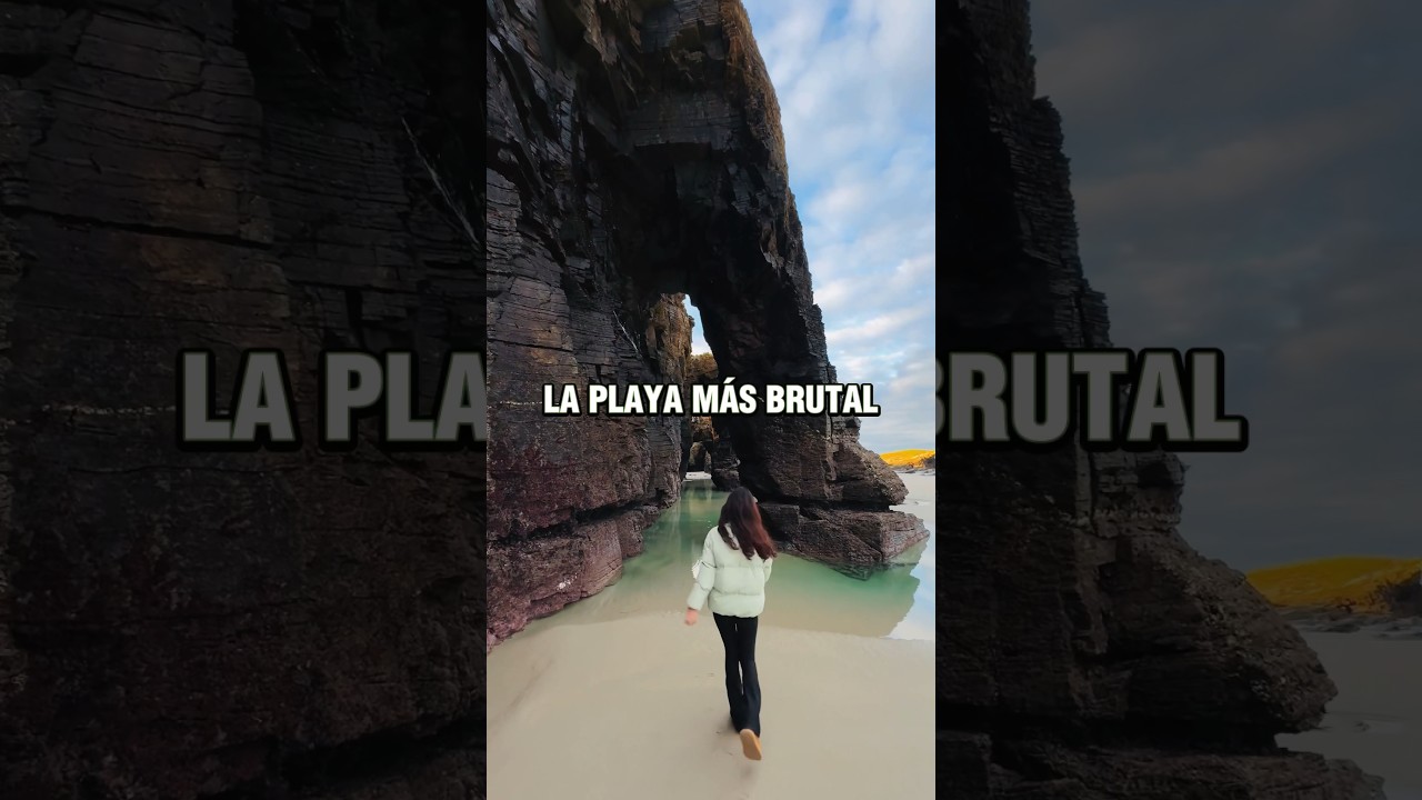 La playa más brutal de España, Playa de las Catedrales! #galicia #galiciacalidade #españa