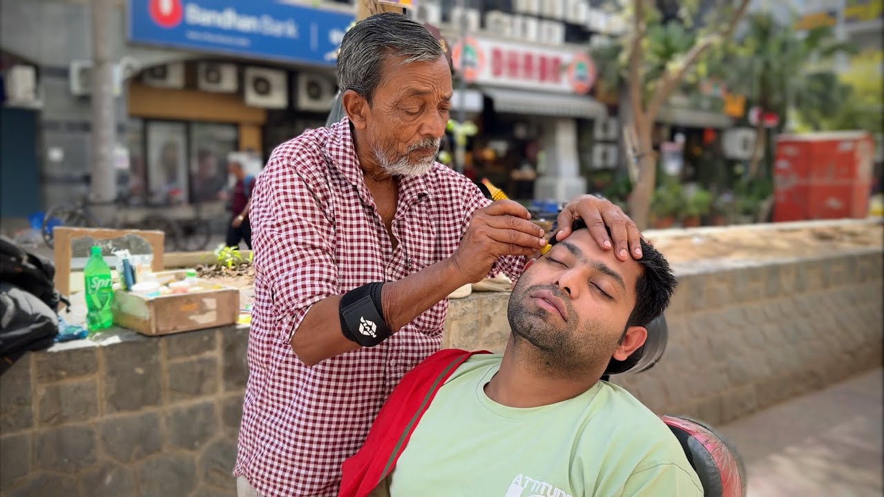 Waris Barber's Head Massage for Migraine Relief | India Ka ASMR