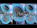 3 Mirror Wall Decor | How To Make High End Wall Art With Chargers [Turquoise Edition]