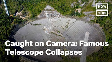 Telescope Collapses at Arecibo Observatory in Puerto Rico | NowThis