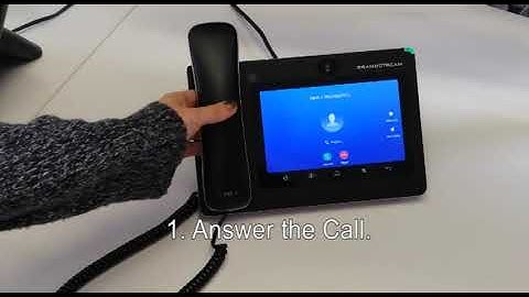 Grandstream GXV3370 Attended Call Transfer