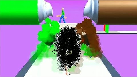 Hair Removal Run 🪒 All Levels Gameplay Android,iOS