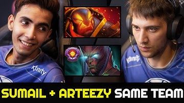 SUMAIL and ARTEEZY Picked Best Heroes — Ember Spirit + Terrorblade in same team 7.27 Dota 2