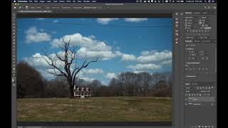 Easiest Sky Replacement in Photoshop!  No selections needed!