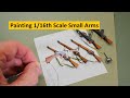 Acrylic Painting Small Arms on The Model Bren Carrier | Diorama Series # 32 | Boomer Diorama
