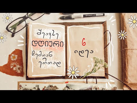 როგორ ვავსებ დღიურს | 6 იდეა | Bullet Journal Ideas