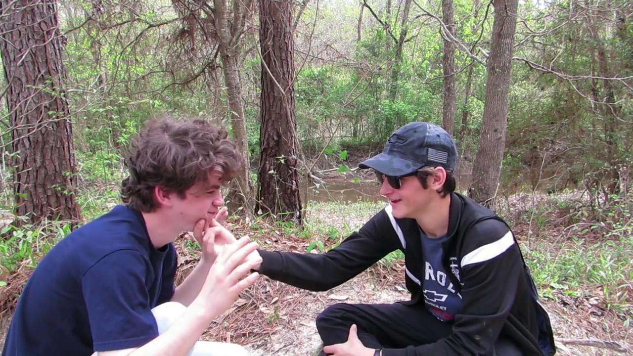 Stranded in the woods Ep.1 bloopers - YouTube