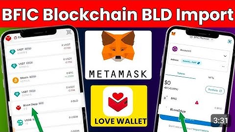 Import BLD Token on Bfic Blockchain, How to import bld contract in #Lovewallet and #metamask #bld