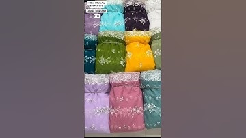 lakhnavi work net fabric, lucknowi chikankari fabric wholesale