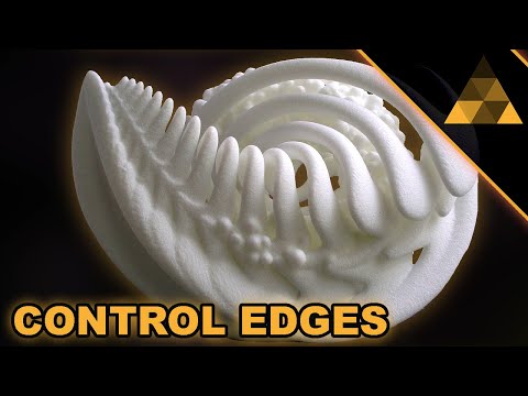 How to use Control Edges in 3Ds Max - 3D Modeling for Beginners