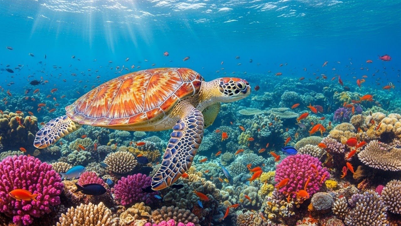 Peaceful Night Meditation with Gentle Underwater Sounds for Healing Sleep