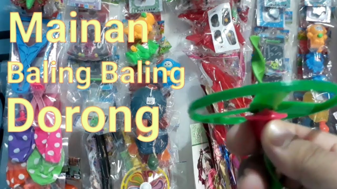 Mainan Baling Baling Dorong | Unboxing mainan
