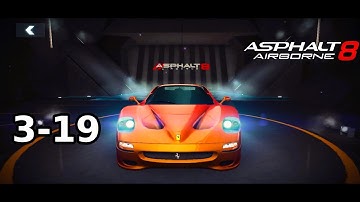 Asphalt 8 | Season 3-19 BARCELONA | Ferrari F50 | FHD+