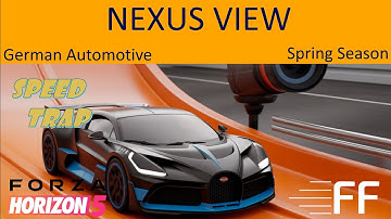 FH5 Hot Wheels Nexus View Speed Trap | 220+ MPH | Bugatti Divo Custom Tune