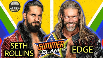 Seth Rollins vs Edge 2021 - WWE Summerslam 2021 | WWE 2K20