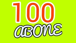 100 ABONEYE ÖZEL (100 ABONE OLDUK YİHUU)😃 Resimi