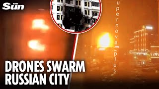 Ukrainian Uavs Destroy Russian Buildings In Seconds During Brutal Night Of Exchanges