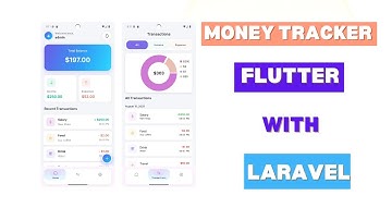 Demo Money Tracker App 💵💸Flutter With Laravel