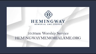 Sunday Worship at Hemingway, May 5th